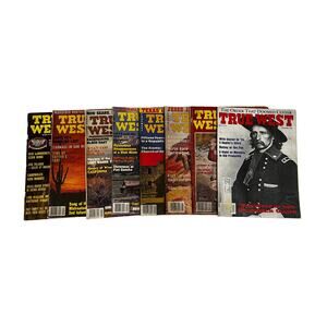 Lot of 8 Vintage TRUE WEST Non-Fiction Western Magazine Years 1971-1997